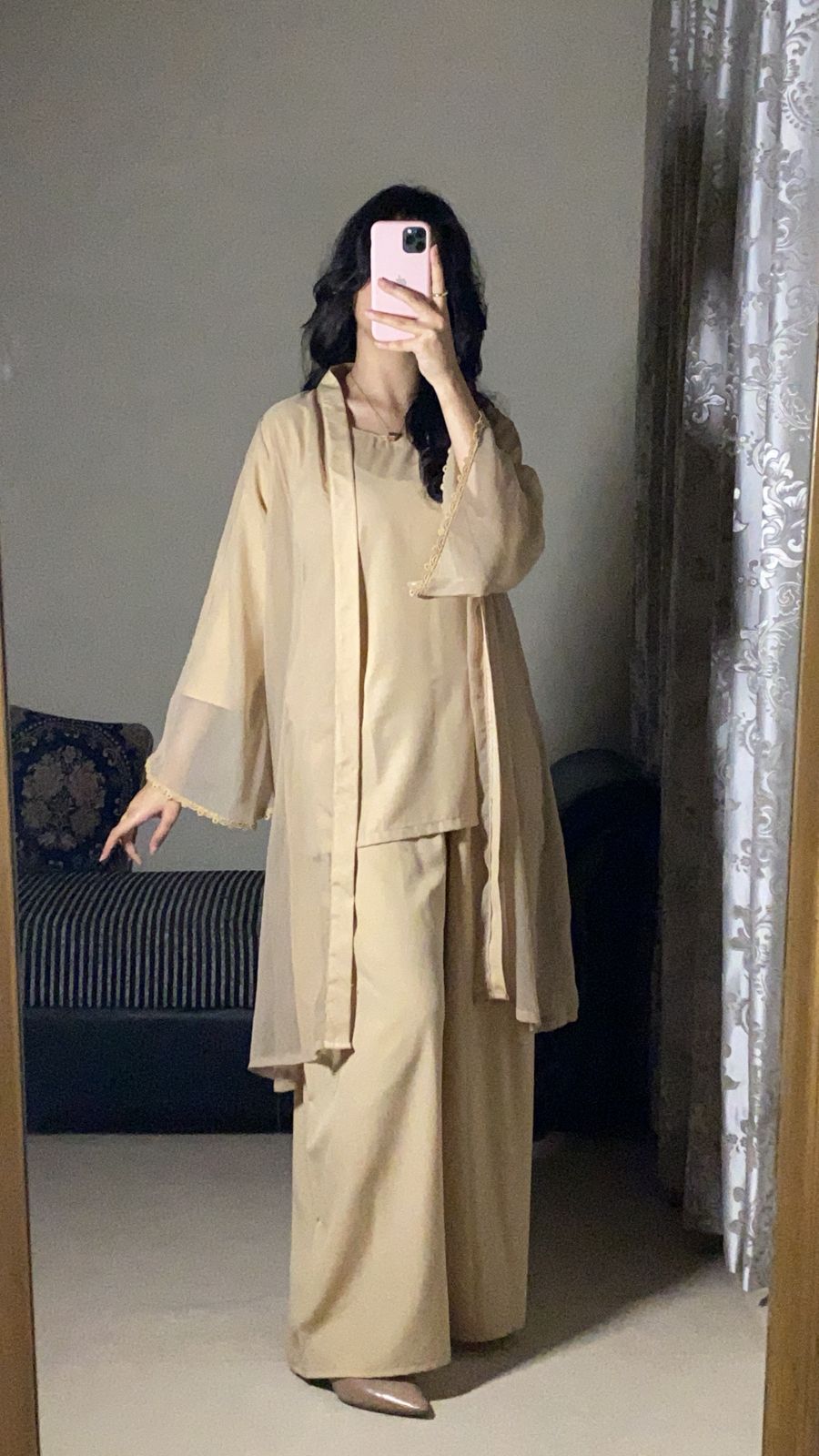 2Pcs Chiffon