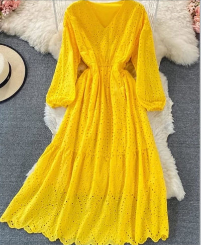 Chikenkari Frock.