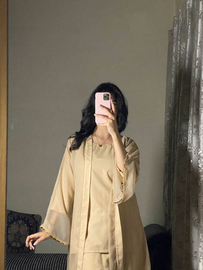 2Pcs Chiffon
